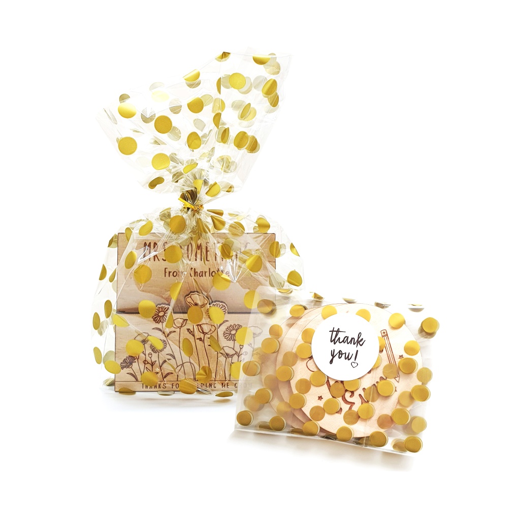 Gift Bag - Gold Dot